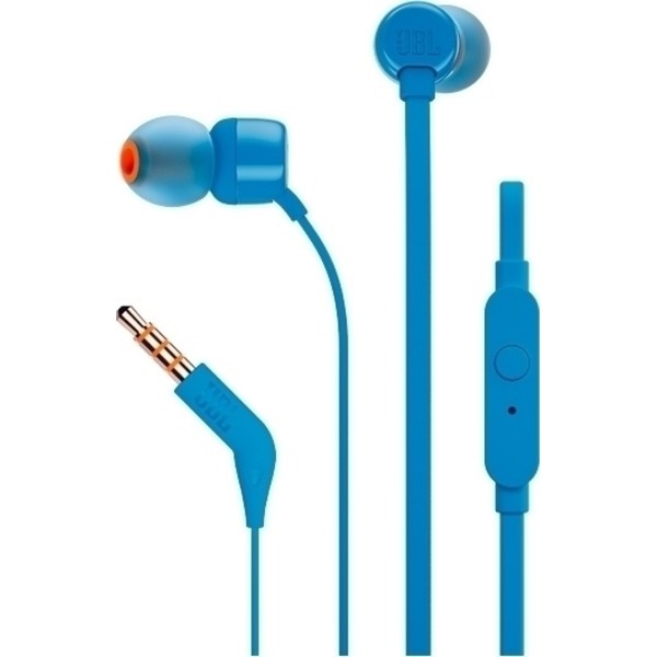 JBL T110 In-ear Handsfree με Βύσμα 3.5mm Μπλε